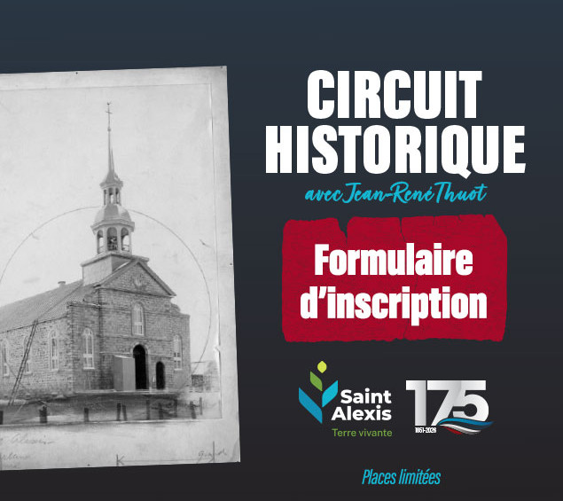 Formulaire d'inscription Circuit historique