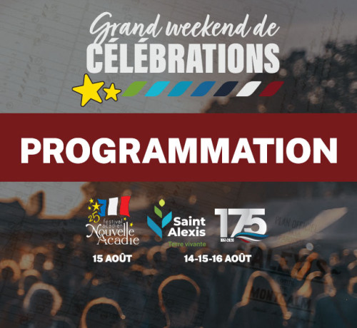 Communiqué - Dévoilement de la programmation du grand weekend de célébrations