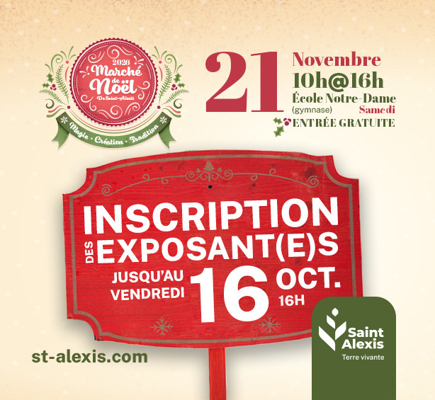 Inscription • Marché de Noël 2026