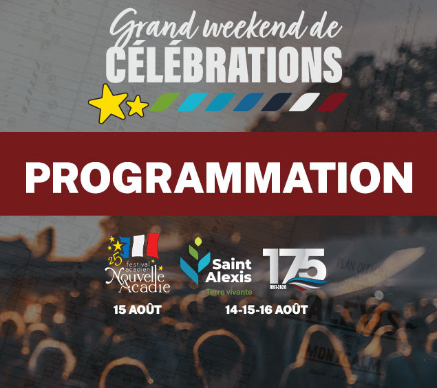 Communiqué - Dévoilement de la programmation du grand weekend de célébrations