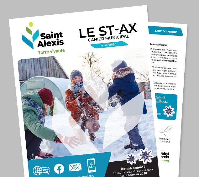 Votre cahier municipal HIVER 2026 est arrivé!