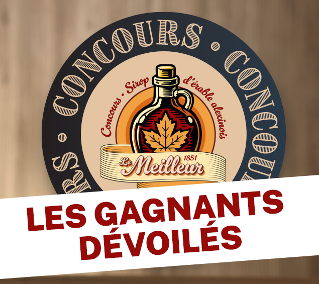 Les gagnants du concours de sirop d'érable dévoilés